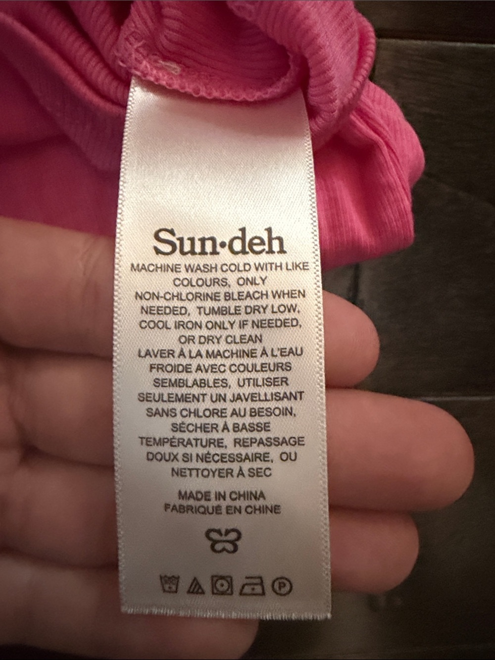 Sun-deh Sleeveless Mock Neck Tank Top Pink XL - Picture 4 of 4